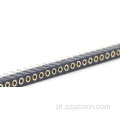 Conector fêmea usinado com passo de 2,0 mm 40P